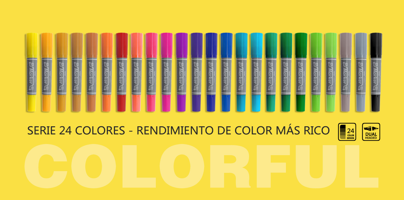 Doble marcador permanente