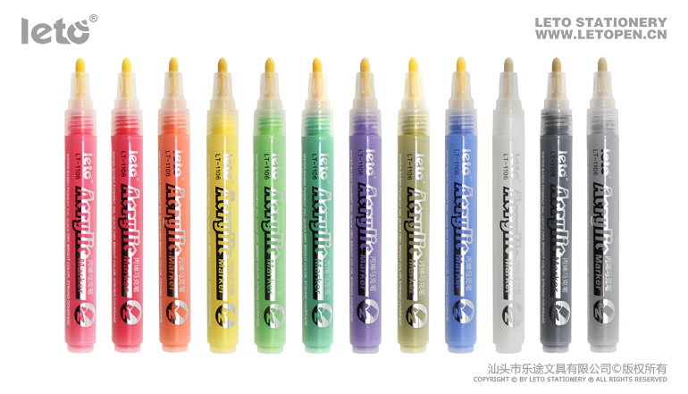 Acrylic marker - Shantou Leto Stationery Company Limited